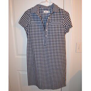 Vineyards Vines Navy and White Checkered Dress - Size 4